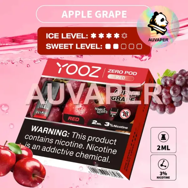 Apple Grape Zero Pod(2per box)