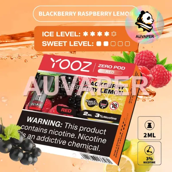 Blackberry Raspberry Lemon Zero Pod(2per box)