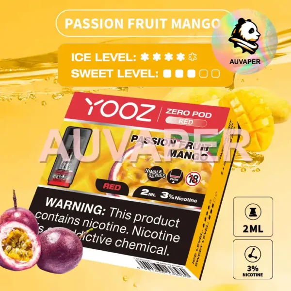Passion Fruit Mango Zero Pod(2per box)