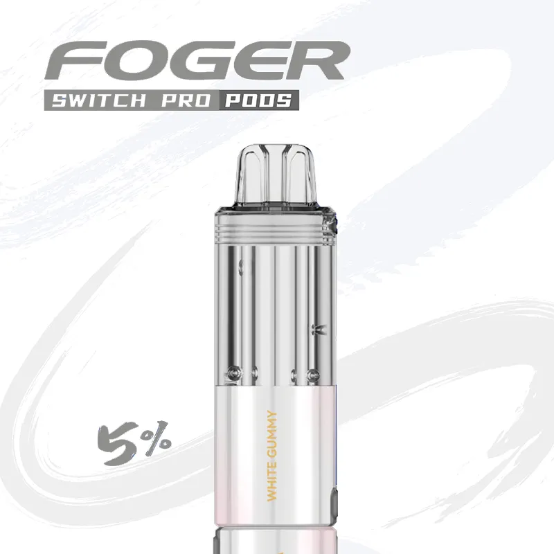 White Gummy Foger switch pro Pod