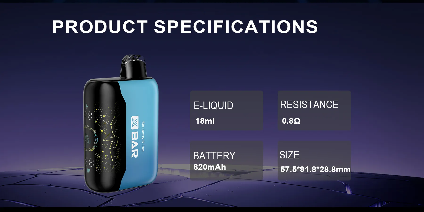 Menthol CRYSTAL MARY PULSE X 5 Crystal Mary Pulse X product imagery