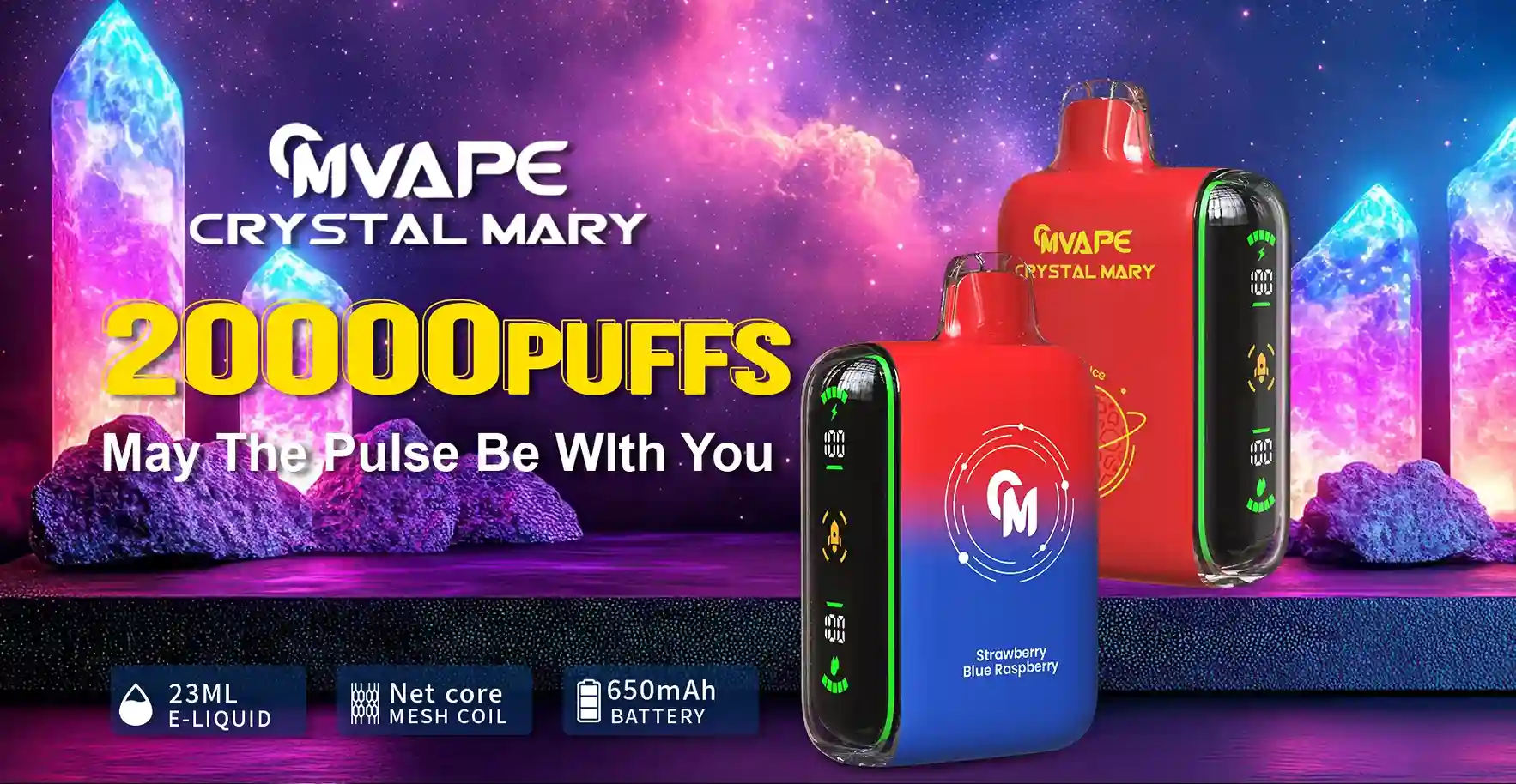 Watermelon Ice CRYSTAL MARY PULSE 2 Crystal Mary Pulse product imagery